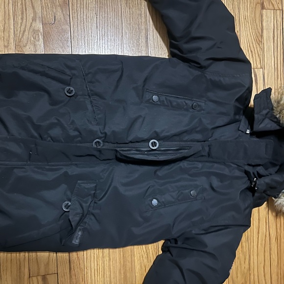 Ben Sherman Black Parka - Picture 3 of 6